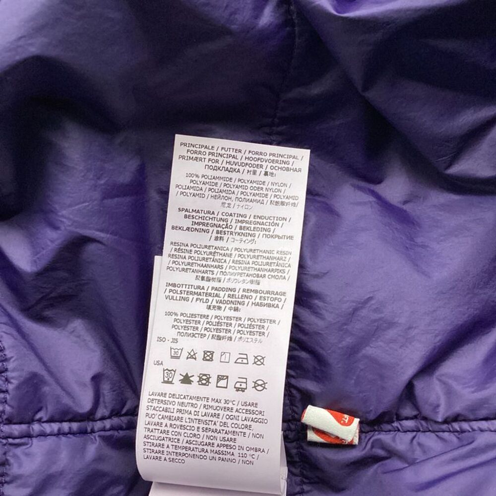 Stone Island Hooded Puffer Jacket in Purple Nylon - Picture 8 of 10